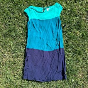 Old Navy Teal and Blue Dress